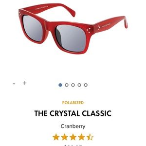 Prive Revaux Cranberry Crystal Classic Sunglasses